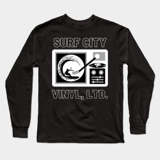 Surf City Vinyl Records Long Sleeve T-Shirt